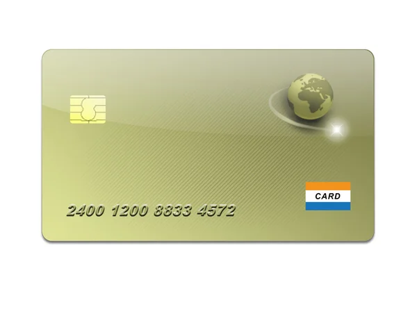 Kreditkartenabbildung — Stockfoto
