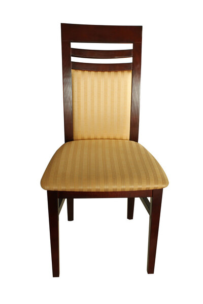 Wooden chair isolated