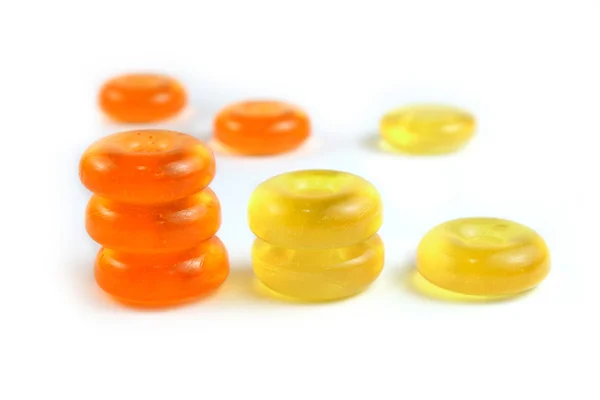 Sugar candies isolated — Stock Photo, Image