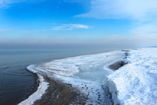 stock image Sea beach in the winter