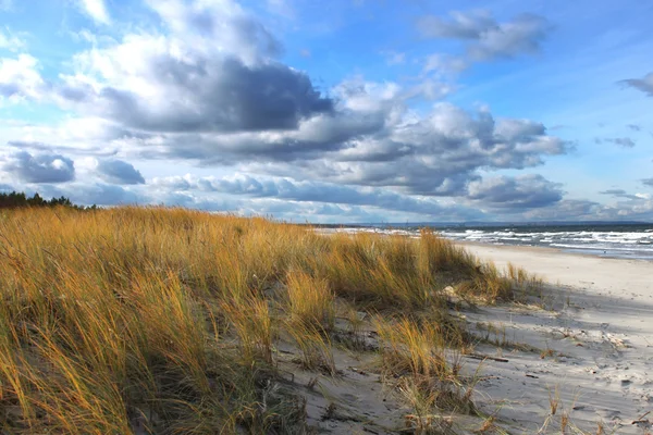 해변 풍경 수평 — 스톡 사진