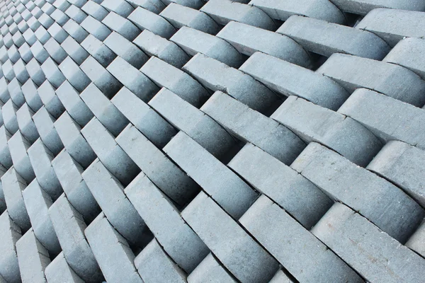 Textura de tijolos de concreto cinza . — Fotografia de Stock