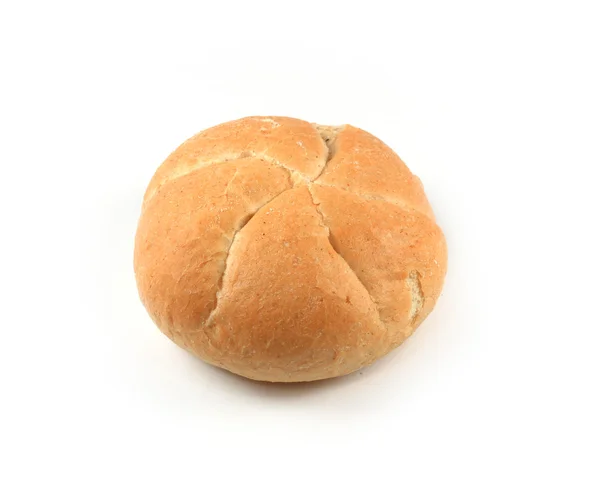 Single bread roll isolated — Stock Photo, Image