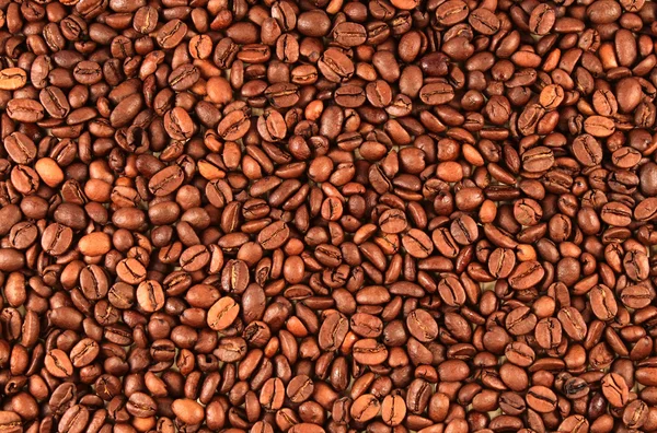 Фон з кавовими зернами . — стокове фото