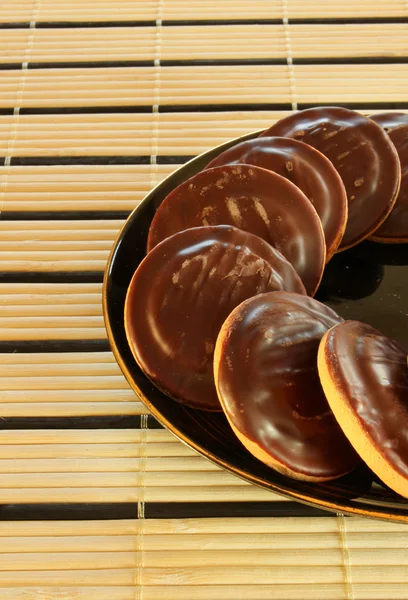 Makeat suklaakeksit — kuvapankkivalokuva