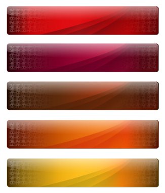 Banners for your web page logo clipart