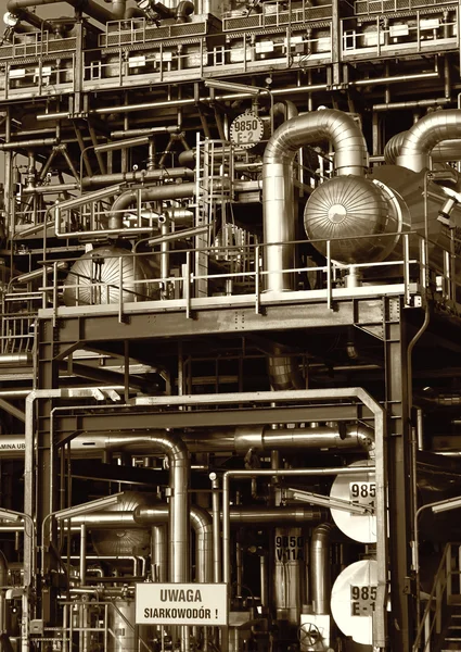 Pipes, tubes and machinery — Stock Photo, Image