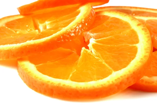 Macro a fette arancioni — Foto Stock