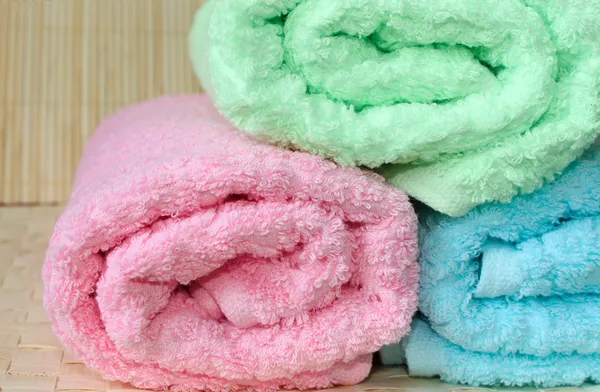 Walcowane ręczniki — Zdjęcie stockowe