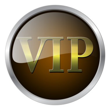 VIP rozet vektör çizim