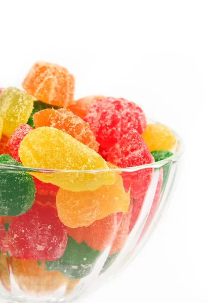 Красочные конфеты изолированные — стоковое фото