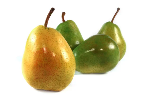 Gula och gröna päron — Stockfoto