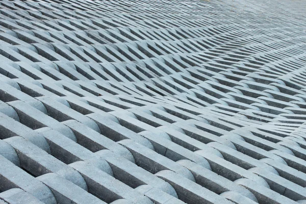 Текстура из серого бетонного кирпича . — стоковое фото