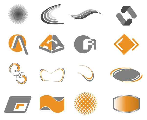 Элементы логотипа — стоковый вектор