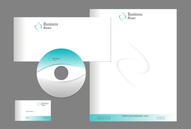 Letterhead Template design clipart