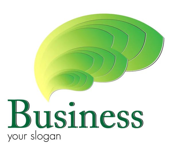 Logotipo chamas verdes —  Vetores de Stock