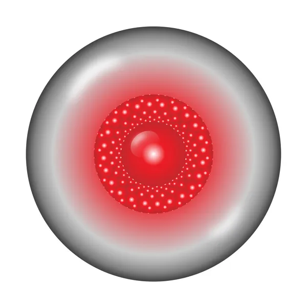 Logo 3d rot und grau — Stockvektor