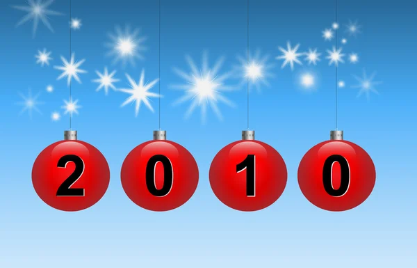 Nový rok 2010 — Stockový vektor