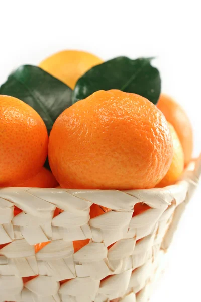 Fresh isolated tangerine — Stock Photo, Image