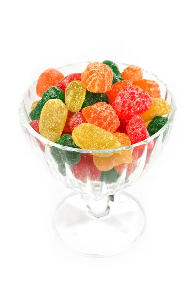 Изолированные разноцветные конфеты — стоковое фото