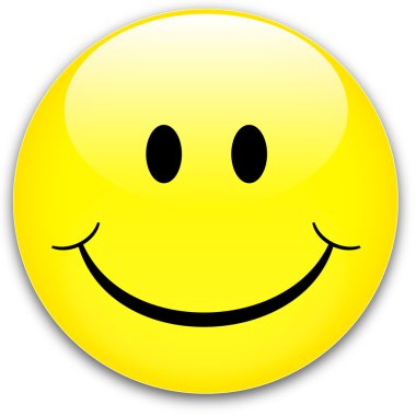 Smile button clipart