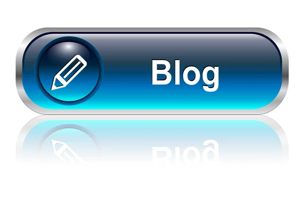 Blog simgesi, düğme — Stok Vektör
