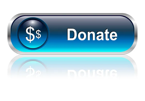 Donate icon, button — Stock Vector