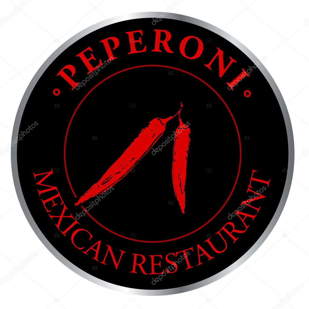 Good looking logo Mexican restaurant, vector- editable