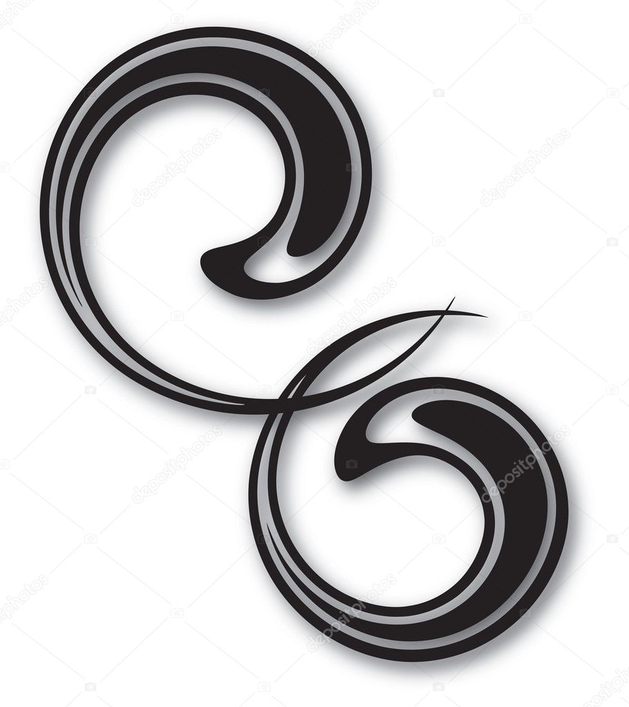 Business, corporation vector logo, or design element, black and white.