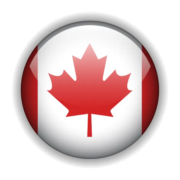 Kanada Flagge Taste, Vektor — Stockvektor