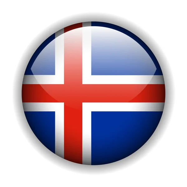 Bandiera dell'Islanda — Vettoriale Stock