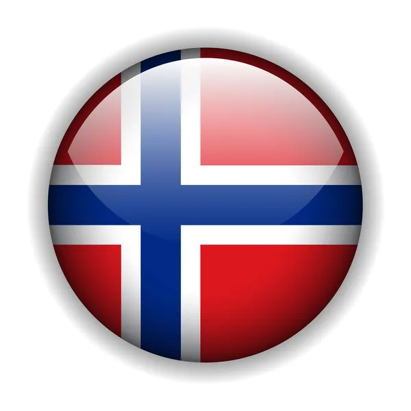 Bandeira do Reino da Noruega — Vetor de Stock