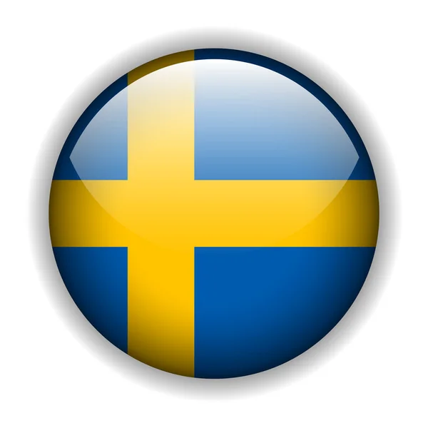 Flagge Schwedens — Stockvektor