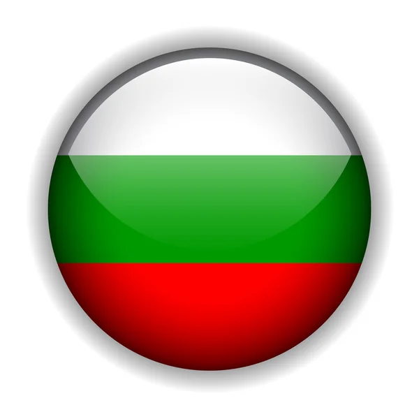 불가리아 버튼의 flag, 벡터 — 스톡 벡터
