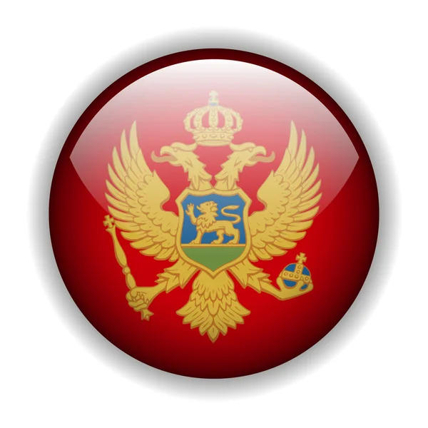 Прапор Монте Негро кнопки, векторні — стоковий вектор