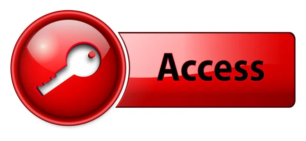Access ikonja, gomb — Stock Vector