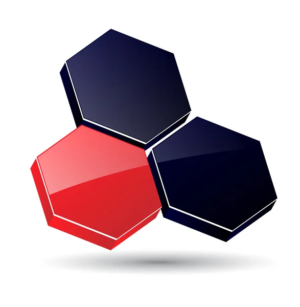 Logo 3D — Stok Vektör