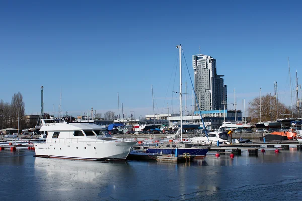 Gdynia harbour — Stock Photo, Image
