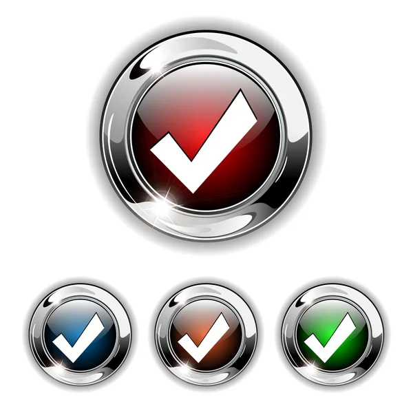 Accept icon, button., vector — Stock Vector