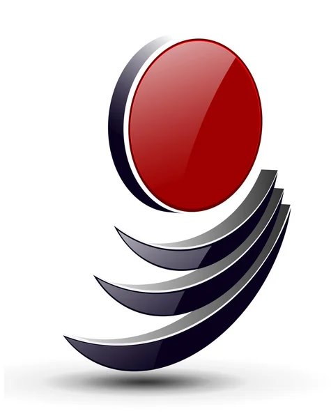 Logo 3D — 图库矢量图片