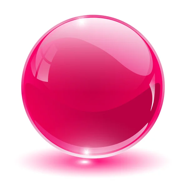 3次元結晶、ガラス球 — ストックベクタ