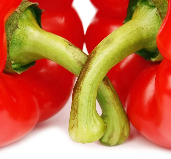 Δύο κόκκινο πιπέρι — Φωτογραφία Αρχείου