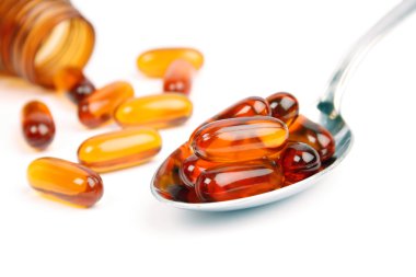 Lecithin pills clipart