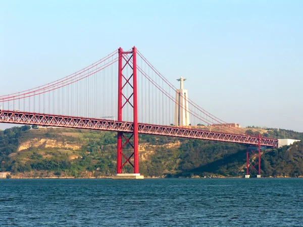 Puente rojo — Foto de Stock