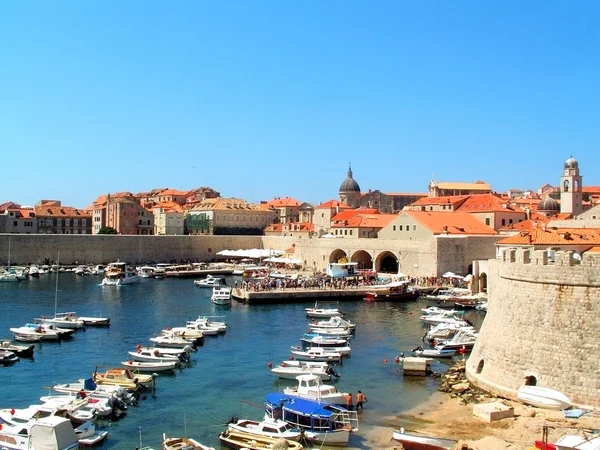 Dubrovnik hamnen — Stockfoto