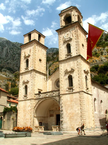 Kotor cathedral — Stock Photo, Image