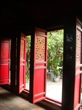 Doors of the temple clipart