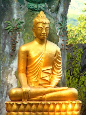 Golden Buddha clipart