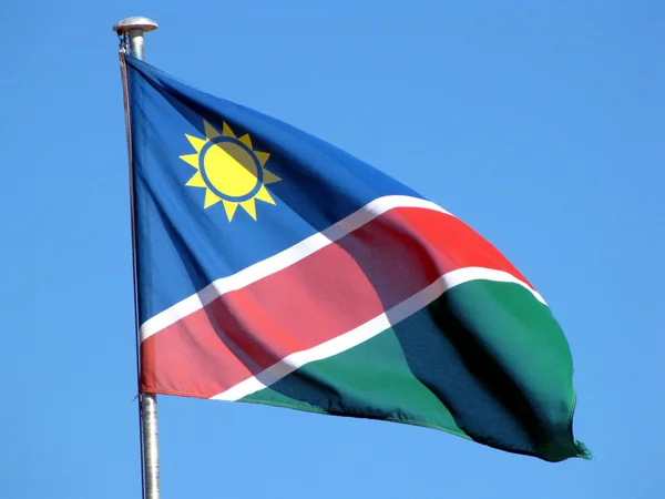 stock image Namibian flag