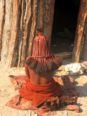 Himba woman clipart